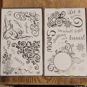 Rubber Stamp Sets by Inque Boutique